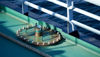 Close-up of the deck on a Stena Oil ship